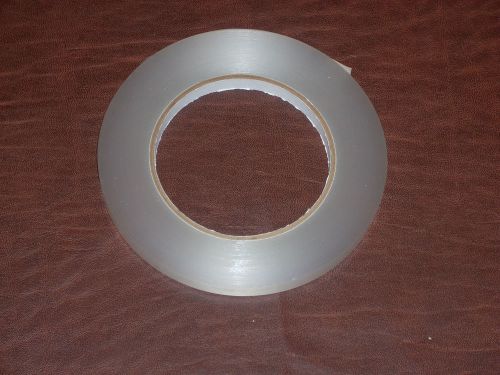 Clear Tensilized Polyethylene Tape 3/8 in X 60 yds Sold in 5 Roll Packs