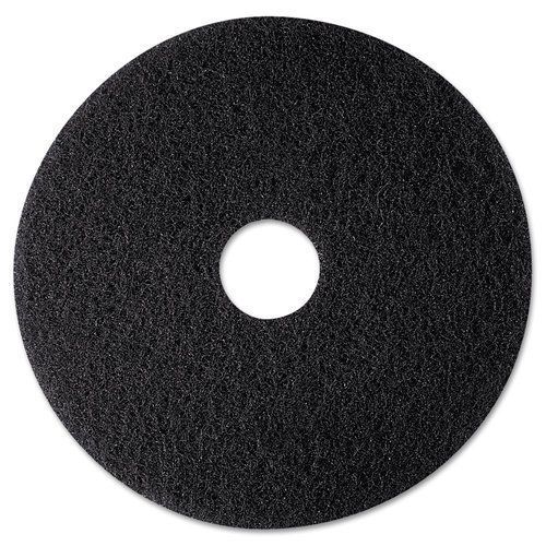 3m mmm08270 high productivity floor pad 7300 12&#034; black 5 count for sale