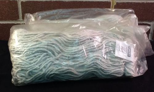 Flo-pac screw top cotton mop 24&#034; kwik-on 3 qty * new * make offer for sale