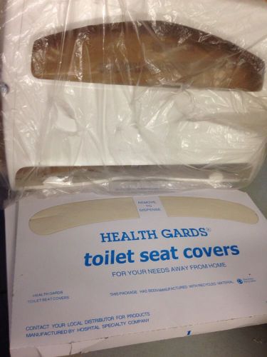 1/2 Fold Plastic Paper Toilet Seat Cover Dispensers New With 2 Pack Of Seatcover