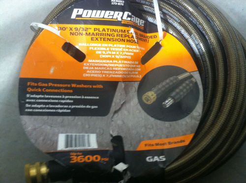 NEW POWERCARE REPLACEMENT EXTENSION HOSE 30&#039; X 9/32&#034; POWER WASHER