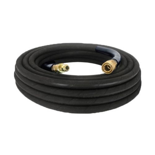 BE Pressure Single Braid 50&#039; 3/8&#034; Pressure Washer Rubber Hose with Fittings NEW
