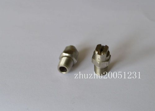 1pcs  stainless steel  sector  spray nozzle 1/8&#034; bspt for high pressure cleaning for sale