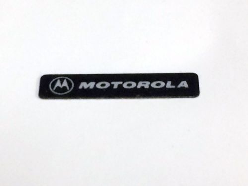 Motorola nameplate front label escutcheon for radius p200 model 335259q01 for sale