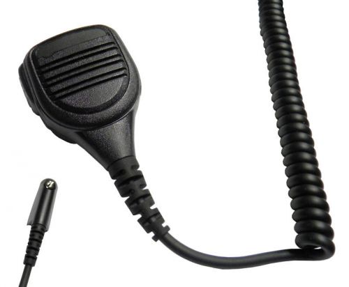 New Water Resistant Speaker Microphone - Motorola HT750 and HT1250 Portables
