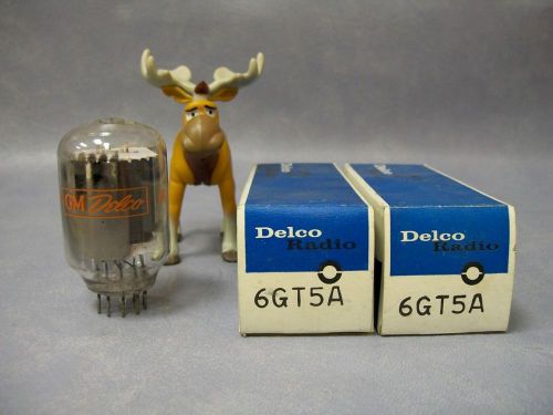 Delco 6GT5A Vacuum Tubes  Lot of 2