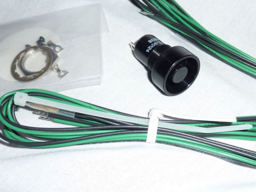 New otto p3-90124 commercial emergency push button shrouded switch w/cables for sale
