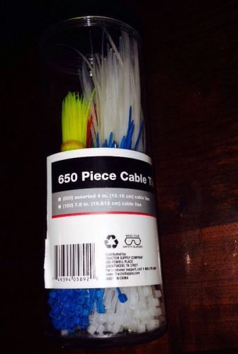 Cable Ties - 650 Assorted Ties