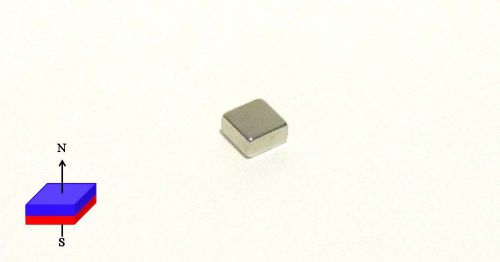 130 pcs of 1/8&#034;x 1/8&#034; x 1/16&#034; Neodymium Block Magnets