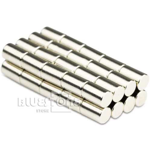 50 pcs Strong N50 Mini Round Bar Cylinder Magnets 4 * 6 mm Neodymium Rare Earth