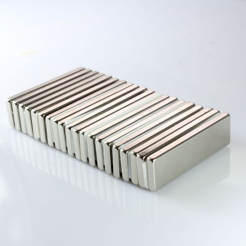 10x Super Strong Block Magnets 40mm x 12mm x 3mm Rare Earth Neodymium N35 Grade