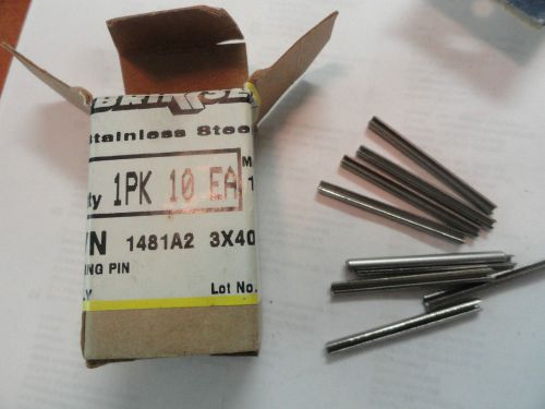 M3 X 40MM Stainless Spring Pins