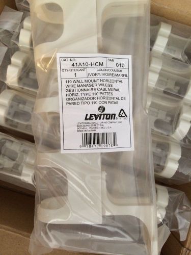 Wire Manager with Legs. Leviton 41A10-HCM Ivory in color