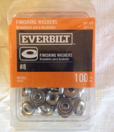 Everbilt Finishing Washers #8 , 500 Count
