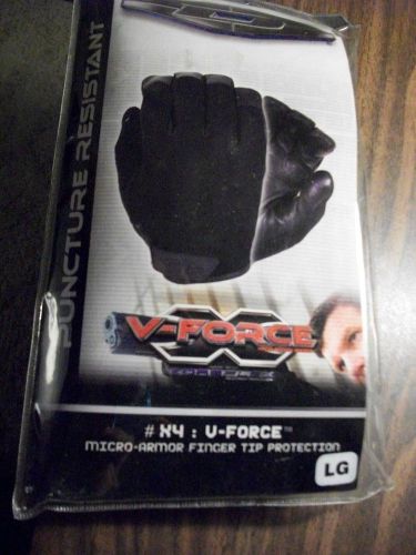 New damascus x4 v-force micro armour puncture resistant gloves size large for sale