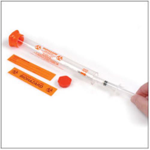 Armor Forensics 720320 Eva-Safe Syringe Evidence Holder Tubes - Pack of 12