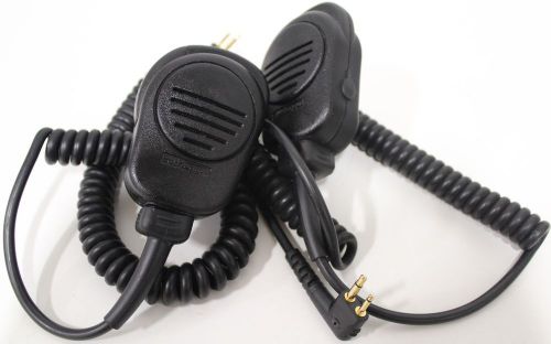 Lot of (2) EarHugger 2 Way Microphone for Kenwood Radios Police + Free Shipping!