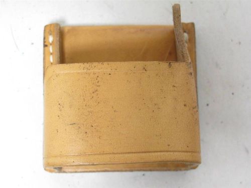 112R NT Vintage SHOEMAKER Leather Radio Case for MOTOROLA HT220 Handy Talkie