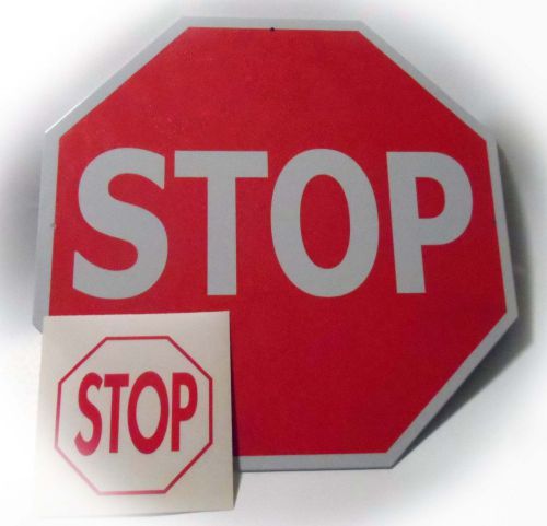 NEW New Stop Sign Tin Traffic Metal Street Road Highway Sign