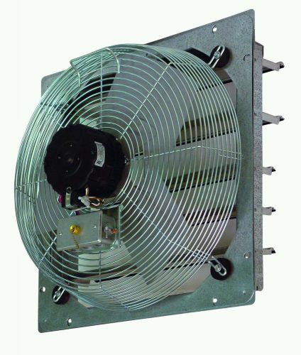 Industrial Ventilator Exhaust 24&#034; Shutter Fan Garage Wall Mount Air Intake Attic