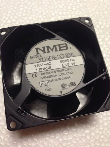 NMB Model 3115FS-12T-B30 Fan 115v AC New CPU Rack Assembly