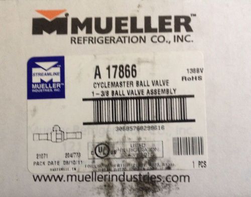 Mueller cyclemaster 1 3/8 ball valve for sale