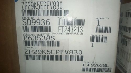 Zp29k5e-pfv-830 copeland r410a scroll compressor 29,000 btu (zp29k5epfv830) for sale