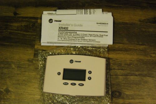 Trane XR402 Comfort Control Thermostat TCONT402AN32DAA INCL. Outdoor Temp Sensor