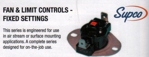Hvac part-supco fan &amp; limit controls-fixed settings-new for sale
