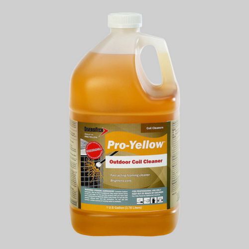 Diversitech pro yellow non acid outdoor condenser coil cleaner 1 gal for sale