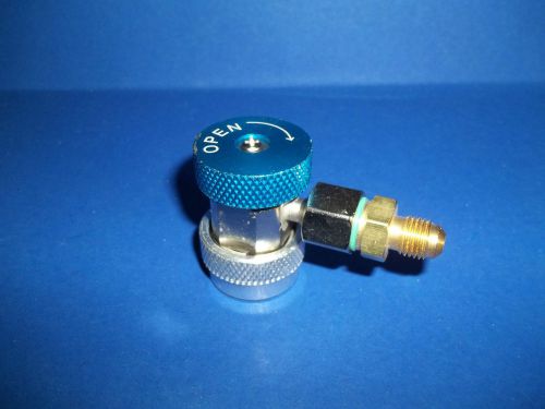 QUICK COUPLER - LOW (BLUE) FOR R134A WITH VALVE