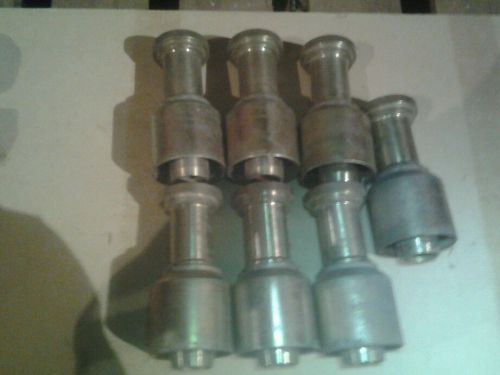 7 new weatherhead compatible c61-20-20-bw  4 wire 11/4&#034; straight flange fittings for sale