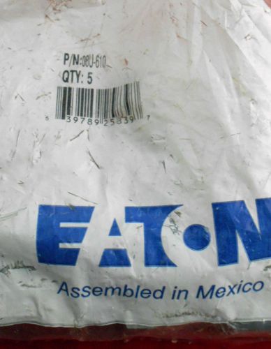 5 pieces new, eaton - 08u-610 - hydraulic hose fitting, crimpable. for sale