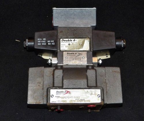 New double a hydraulic double solenoid pilot valve for model 82512 box compactor for sale