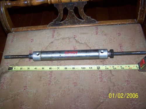 BIMBA STAINLESS DOUBLE ACTION PNEUMATIC AIR CYLINDER 5 3/4&#034; STROKE 1/2&#034; BORE
