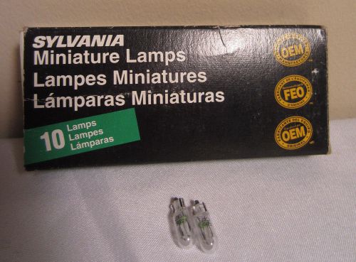 Box Of 2 Sylvania No. 86 S86 Slide Base Miniature Light Bulb Lamps