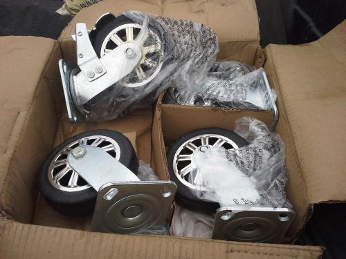 Heavy duty casters x4 for sale