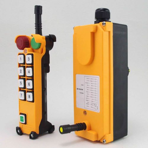 Kit 4 motion 1 speed hoist crane truck radio remote control system with e-stop for sale