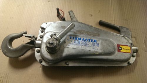 Tirmaster westward t7 tirfor winch,hoist  1700 lbs for sale