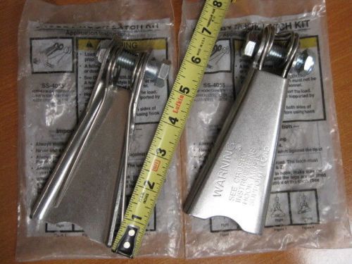 2 new crosby # ss-4055 hook latch kit 20/30 ton for sale