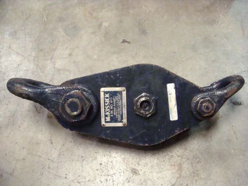 Mckissick construction block  #611 - 6&#034; single pulley - 7-1/2 ton capacity for sale
