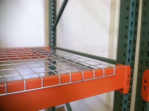 Pallet rack two sections 10ft uprights 12ft beams 4ft wire decks los angeles ca for sale