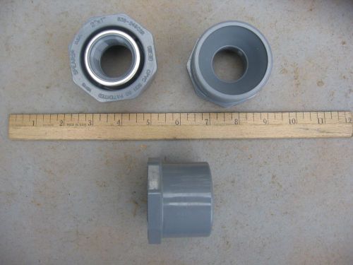 SPEARS 2&#034; X 1&#034; CPVC Reducer Bushing / Steel Reinforced / LOT of 3 Pieces