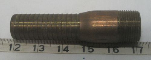 Brass 1&#034; Hose Barb Extra long  Body  x 1&#034; Male NPT Fitting