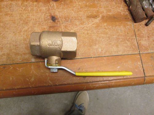 1 1/2 Apollo brass ball valve 600psi