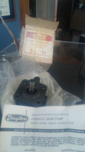 Dayton hydraulic gear pump 1 4z340a nos in box for sale