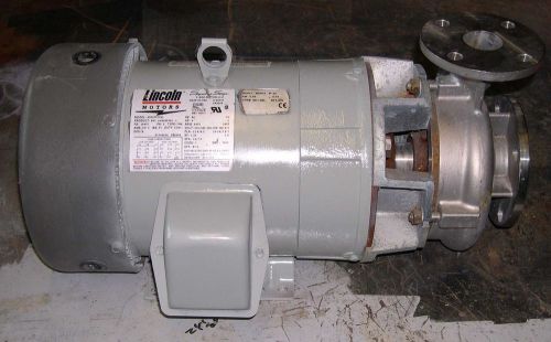 5 hp stainless steel centrifugal pump 2x1-1/2. for sale