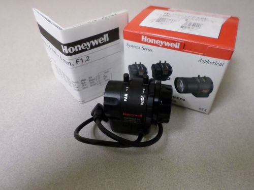 Honeywell hld25v6f12l 1/3&#034; format auto iris lens, 2.5mm-6mm, f1.2 for sale