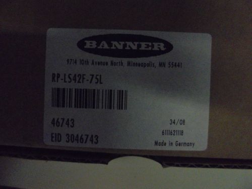 Banner RP-LS42F-75LF Rope Pull Safety Switch 240VAC 3A NIB