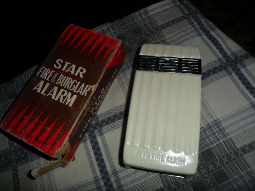 Vintage STAR FIRE &amp; BURGLAR ALARM W/ Box (NOS)